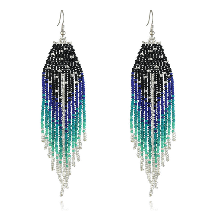 Jewelry WholesaleWholesale boho fringed gypsophila earrings JDC-ES-YuanQ003 Earrings 圆沁 %variant_option1% %variant_option2% %variant_option3%  Factory Price JoyasDeChina Joyas De China