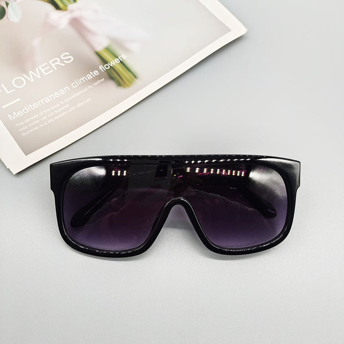 Wholesale Large Frame Sunglasses Personality Siamese Comfortable MOQ≥2 JDC-SG-BoH005