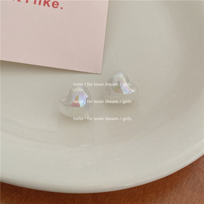 Wholesale Mermaid Ji Huancai Little Bean Love Earrings MOQ≥2 JDC-ES-Lfm007