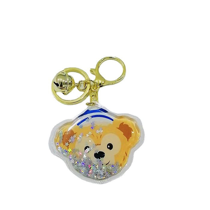 Wholesale cartoon quicksand oil bag keychain delicate tpu soft glue (M) JDC-KC-JFang005