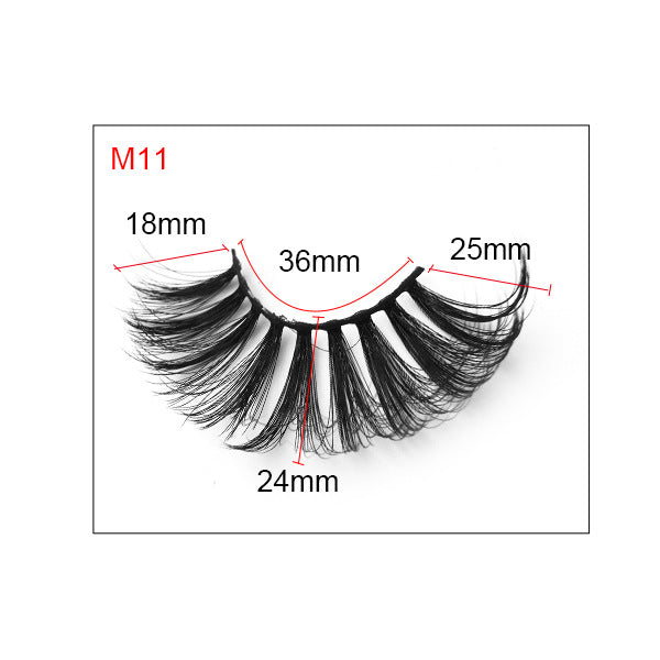 Wholesale 8D Imitation Mink Hair 25mm Natural Long Thicker False Eyelashes JDC-EY-MYan005