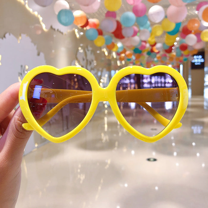 Jewelry WholesaleWholesale kids cartoon love color sunglasses JDC-SG-HengX010 Sunglasses 恒曦 %variant_option1% %variant_option2% %variant_option3%  Factory Price JoyasDeChina Joyas De China