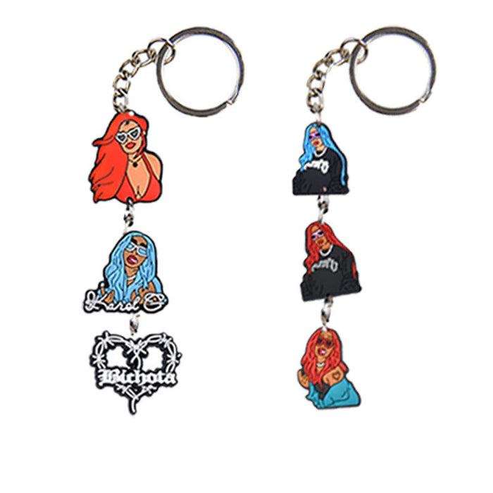 Wholesale Keychains PVC Cute Cartoon Anime(M) MOQ≥10 JDC-KC-BZYH005