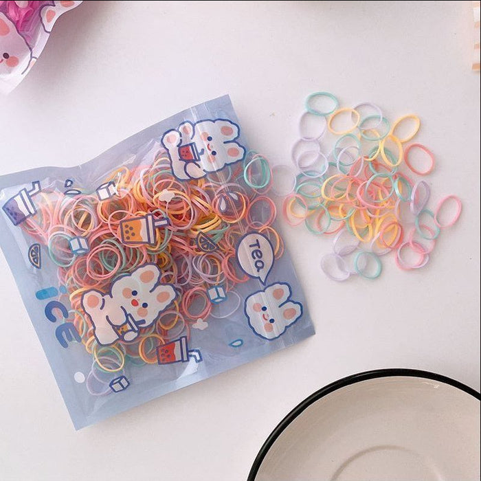 Wholesale Hair Scrunchies Kids Disposable Plastic JDC-HS-MiYu001