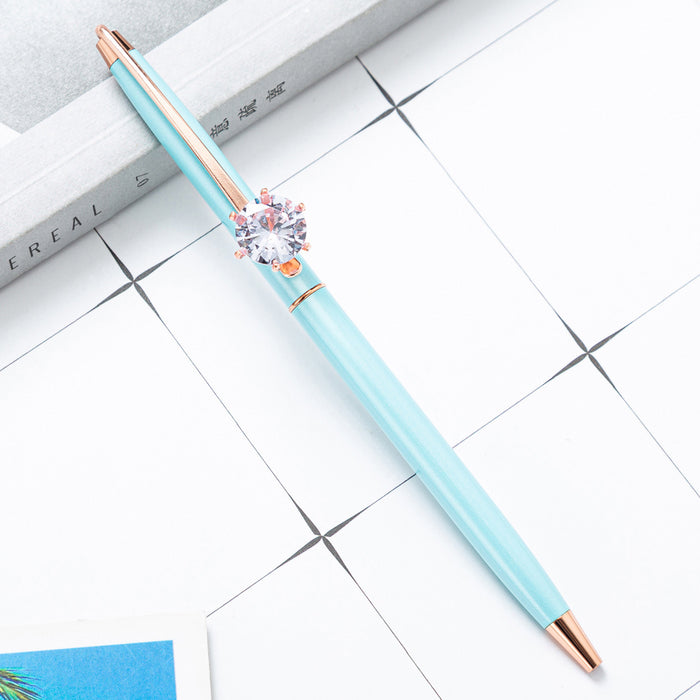 Wholesale diamond ballpoint pen cartoon creative shape pen head JDC-BP-Huah036