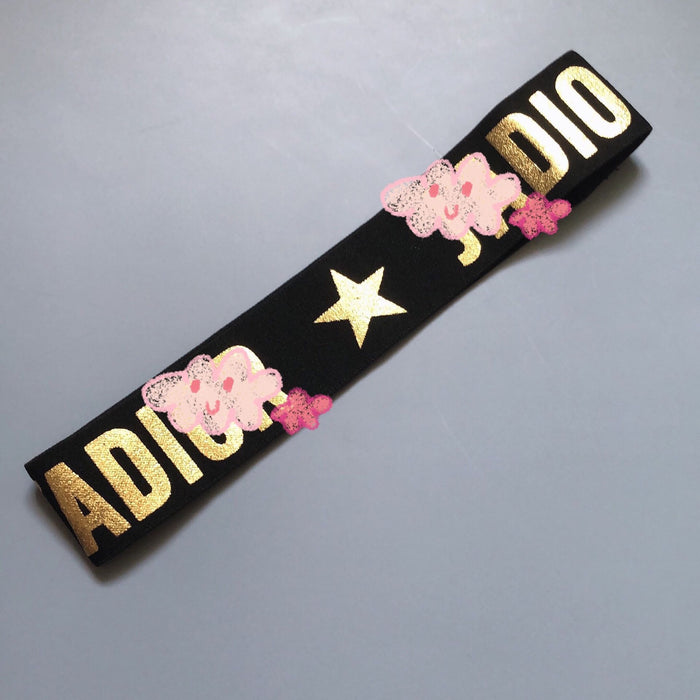 Wholesale Kids HIPHOP Hip-hop Sports Headband Letters JDC-HD-LiJ003