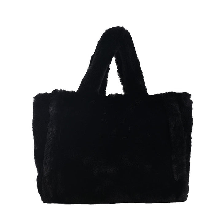 Wholesale Shoulder Bag Plush Mink Fleece Texture Solid Color Portable Diagonal JDC-SD-Chunyao002