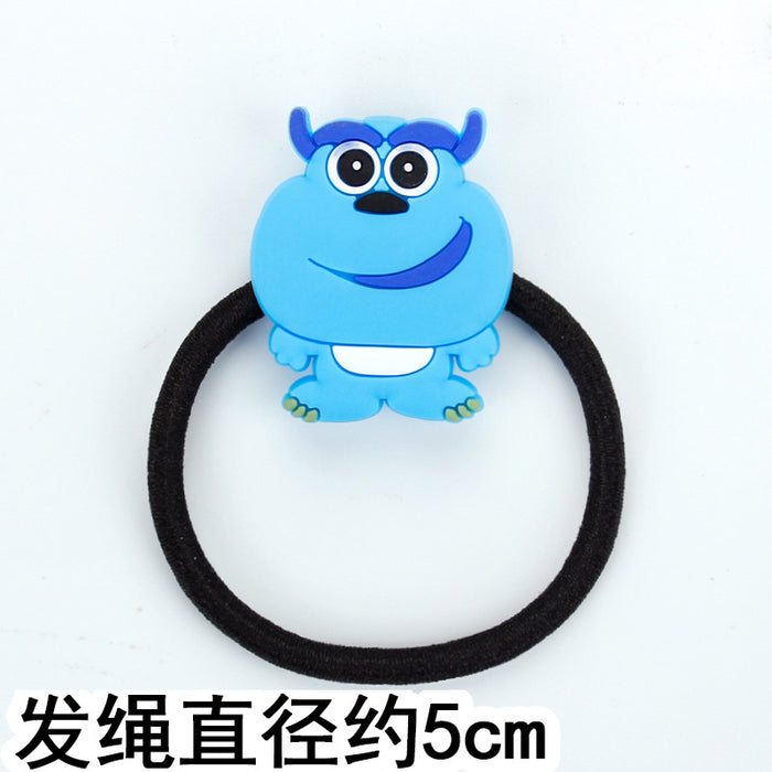 Wholesale Hair Scrunchies PVC Kids Cartoon Pattern Cute (M) MOQ≥3 JDC-HS-ZhongJ002