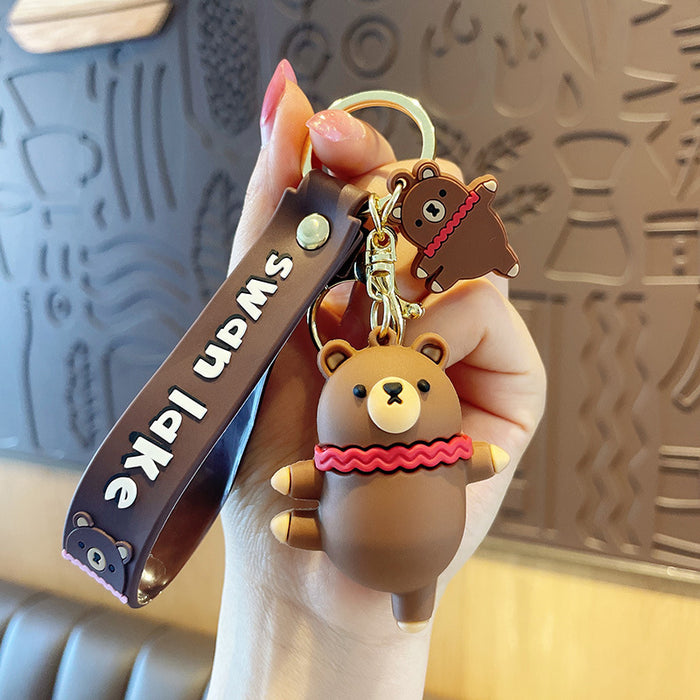 Wholesale Ballerina Bear Keychain Cute Cartoon Doll JDC-KC-MXiong012