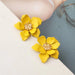 Jewelry WholesaleWholesale multi-petal flower daisy earrings JDC-ES-KaiQ009 Earrings 凯庆 %variant_option1% %variant_option2% %variant_option3%  Factory Price JoyasDeChina Joyas De China