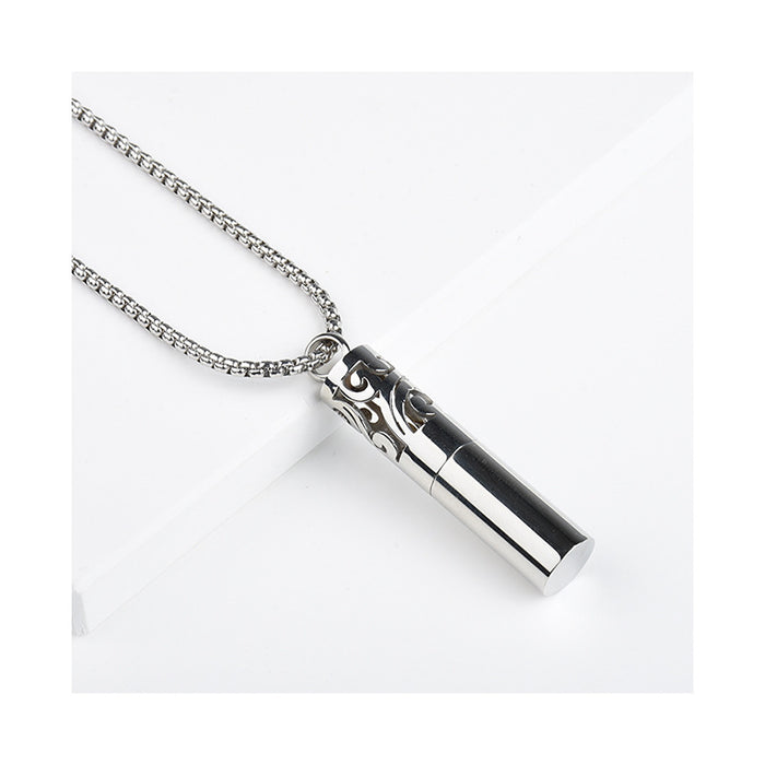 Jewelry WholesaleWholesale silver perfume bottle titanium steel necklace JDC-NE-ShengF002 Necklaces 胜丰 %variant_option1% %variant_option2% %variant_option3%  Factory Price JoyasDeChina Joyas De China