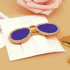 Wholesale Gift Metal Color Sunglasses Hair Clip Duck Bill Clip JDC-HC-Zhuih001