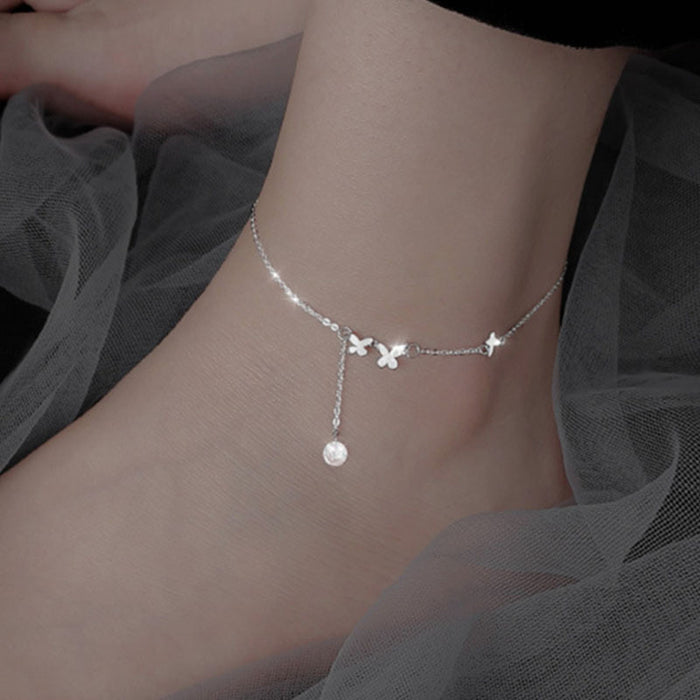 Jewelry WholesaleWholesale double layer disc foot chain JDC-AS-Gm001 Anklet 冈麦 %variant_option1% %variant_option2% %variant_option3%  Factory Price JoyasDeChina Joyas De China