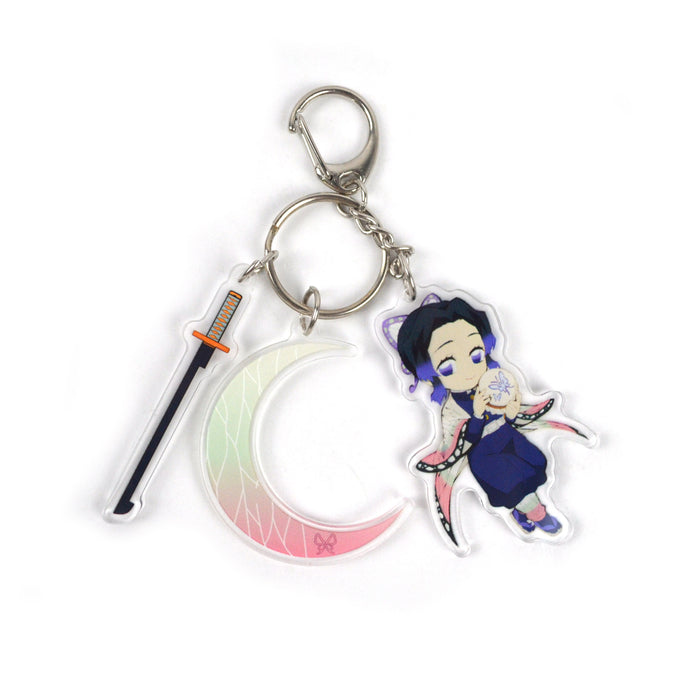 Wholesale Ring Button Phone Holder Keychain Acrylic (M) JDC-KC-KXin004