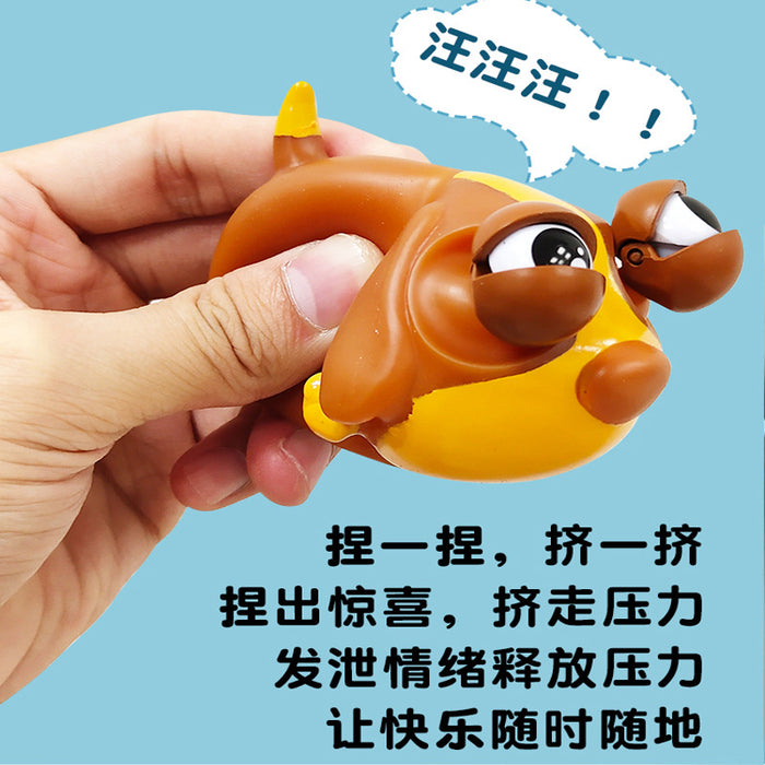 Wholesale cute pet sleepy dog toy decompression artifact blind box JDC-FT-TianT005