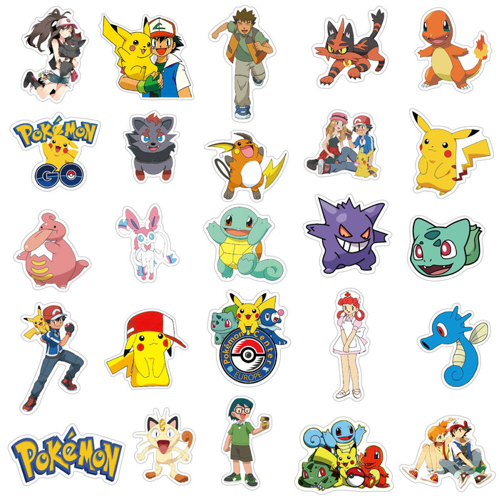 Wholesale Stickers PVC Waterproof Cute Cartoon Graffiti 50 Pieces (M) JDC-ST-XinP006