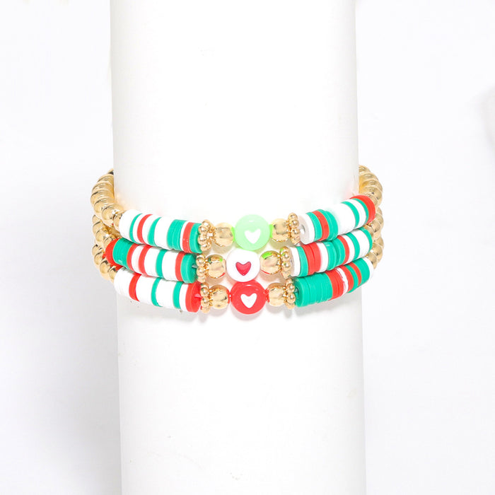 Wholesale Soft Pottery Bracelet Color Versatile Bracelet Set JDC-BT-SYu006