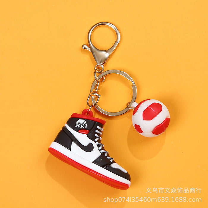 Wholesale Creative Football AJ Sneakers Keychain Car Keychain MOQ≥3 (F) JDC-KC-WYan005