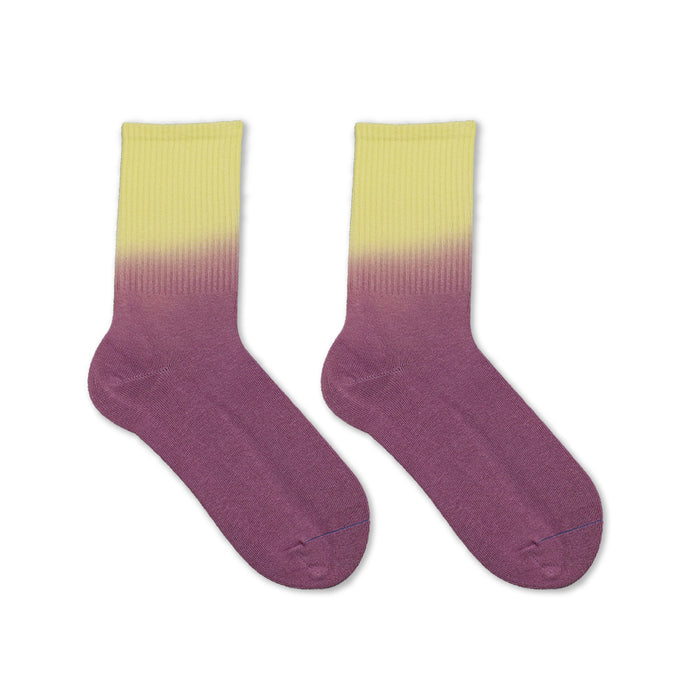 Wholesale Sock Cotton Rainbow Gradient Tie Dye Socks JDC-SK-YuHui003