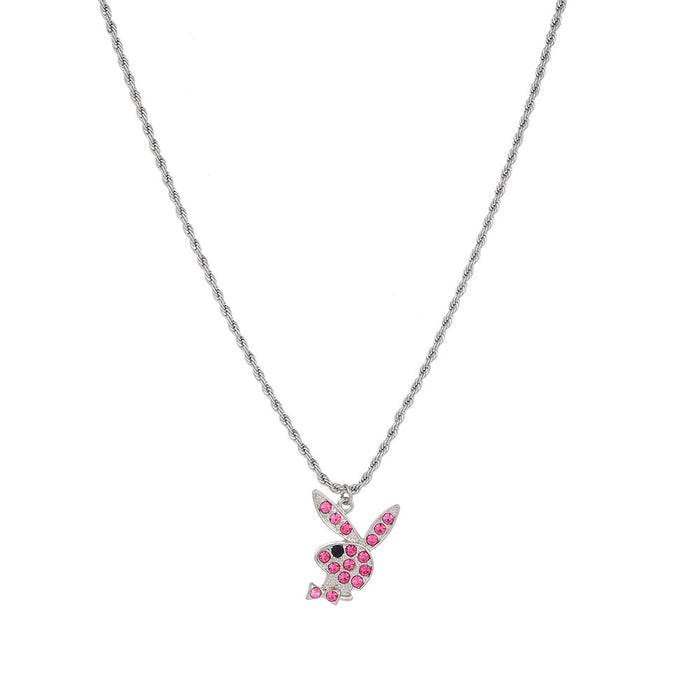 Jewelry WholesaleWholesale cartoon rabbit diamond necklace JDC-NE-YiD002 necklaces 宜达 %variant_option1% %variant_option2% %variant_option3%  Factory Price JoyasDeChina Joyas De China