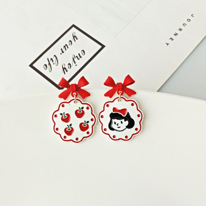 Jewelry WholesaleWholesale S925 Silver Needle Bow Cartoon Stud Earrings (M) JDC-ES-YKT005 Earrings 艺凯特 %variant_option1% %variant_option2% %variant_option3%  Factory Price JoyasDeChina Joyas De China