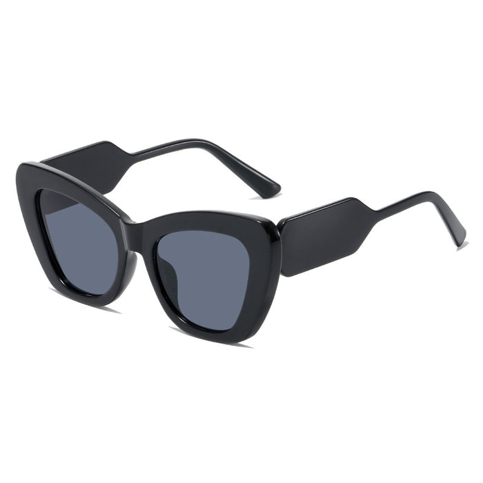 Wholesale Sunglasses PC Lenses Plastic Frames MOQ≥2 JDC-SG-WNBK010