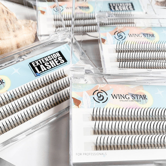 Wholesale Manga Lashes Single Cluster Imported Fiber Natural Simulation JDC-EY-yixing004