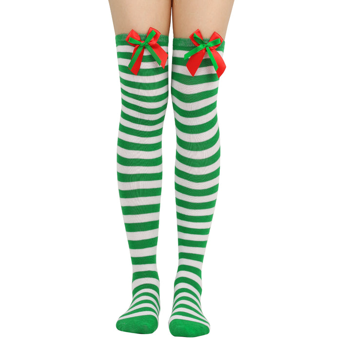 Wholesale Sock Polyester Cotton Christmas Socks Balls Over the Knee JDC-SK-XQ027