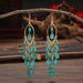 Jewelry WholesaleWholesale Boho Beads Tassel Alloy Earrings JDC-ES-Daiq027 Earrings 黛茜 %variant_option1% %variant_option2% %variant_option3%  Factory Price JoyasDeChina Joyas De China