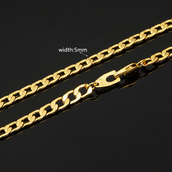 Wholesale Gold Plated Bracelet Men's Cuban Chain JDC-BT-TianM001