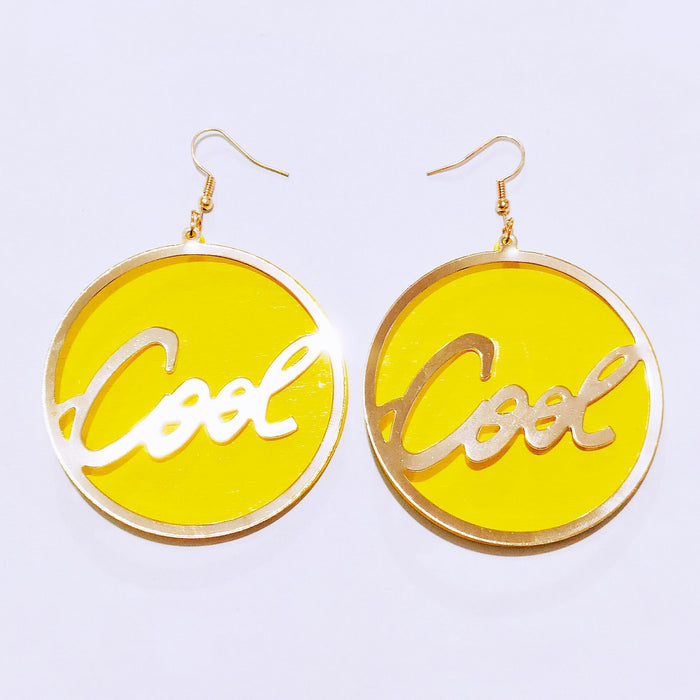 Pendientes vintage de metal exagerado al por mayor JDC-ES-ANX017