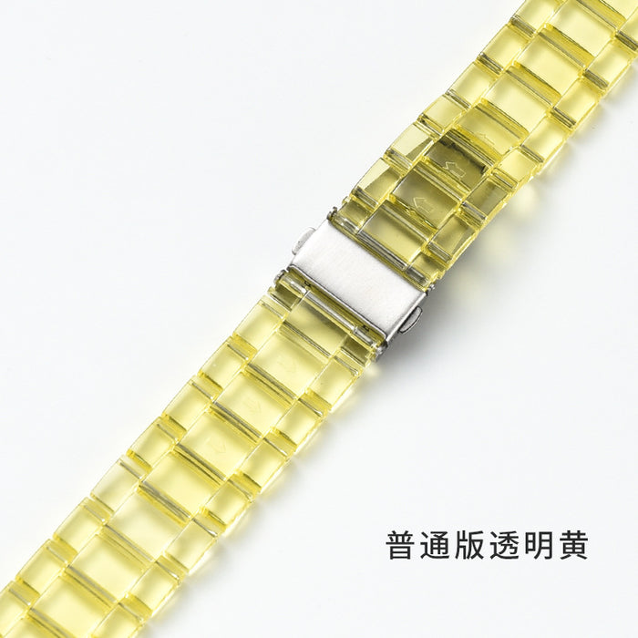 Wholesale Apple Watch Transparent Resin Watch Band JDC-WB-MuS001