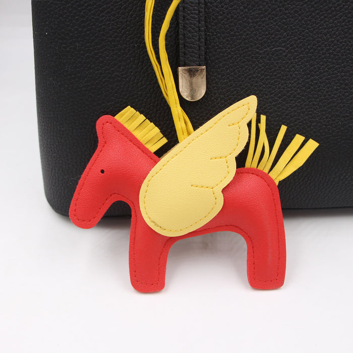 Jewelry WholesaleWholesale tassel Pegasus girls pendant key chain JDC-KC-Zuge050 Keychains 祖格 %variant_option1% %variant_option2% %variant_option3%  Factory Price JoyasDeChina Joyas De China