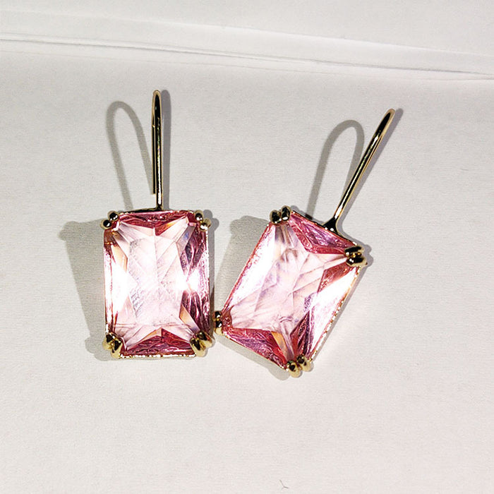 Wholesale Fashion Trend Color Rhinestone Stud Earrings Women JDC-ES-Chenrui015