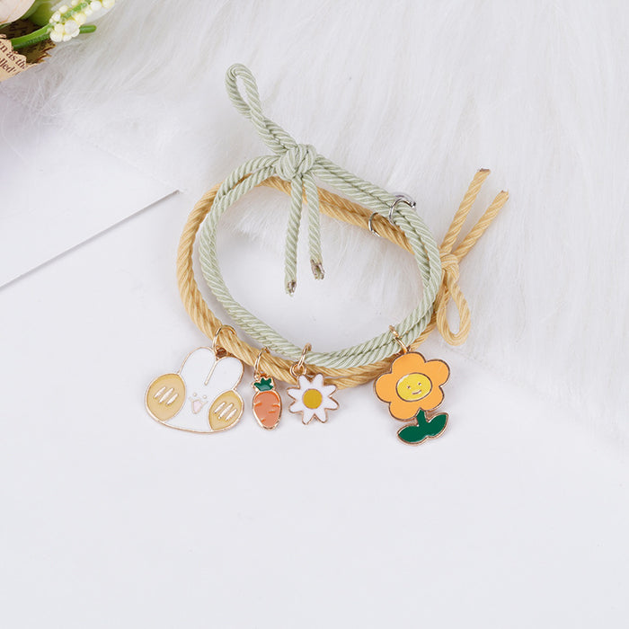 Wholesale Bracelet alloy rubber band cute cartoon magnet magnet hair tie (M) MOQ≥2 JDC-BT-YongY023