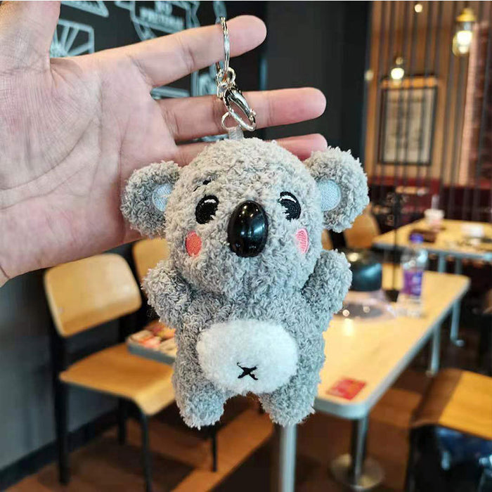 Jewelry WholesaleWholesale Koala Plush Keychain MOQ≥3 JDC-KC-MeiTu001 Keychains 魅兔 %variant_option1% %variant_option2% %variant_option3%  Factory Price JoyasDeChina Joyas De China