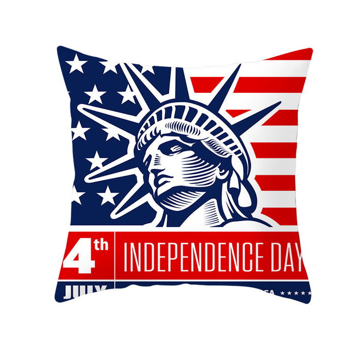 Wholesale 4th of July Independence Day Printed Pillowcase MOQ≥2 JDC-PW-Jinze002