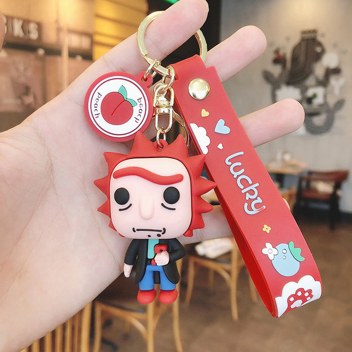 Jewelry WholesaleWholesale Cartoon Doll PVC Silicone Alloy Keychain (F) JDC-KC-FeiRun031 Keychains 飞润 %variant_option1% %variant_option2% %variant_option3%  Factory Price JoyasDeChina Joyas De China