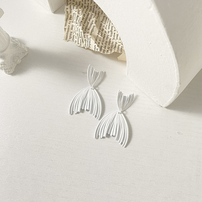 Wholesale Earrings Alloy Creative Fishtail Shape JDC-ES-Baolai011