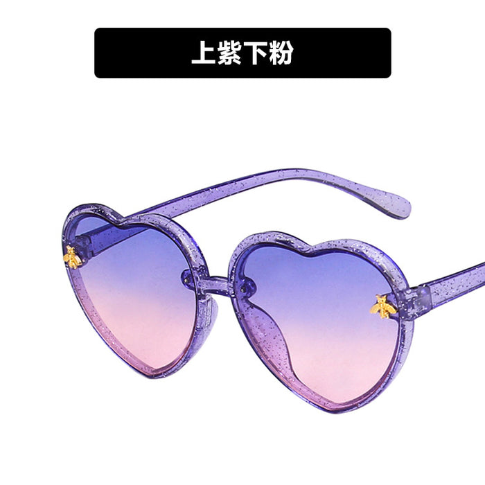 Jewelry WholesaleWholesale love little bee children's sunglasses JDC-SG-KD140 Sun Glasses 珂盾 %variant_option1% %variant_option2% %variant_option3%  Factory Price JoyasDeChina Joyas De China