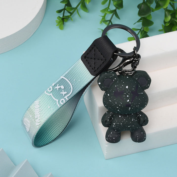 Wholesale Gradient Bear Resin Keychain (M) JDC-KC-DAJ001