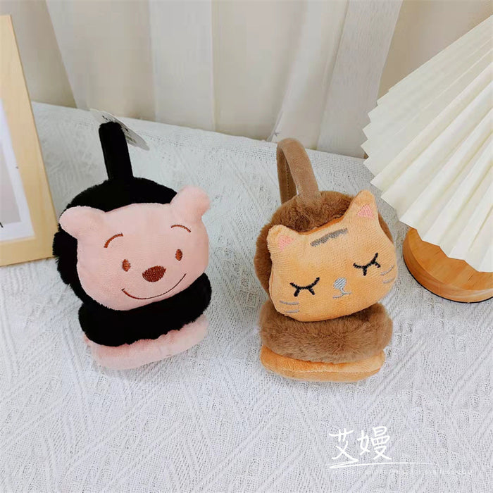 Wholesale Earmuff Plush Warm Winter Thick Cute Cartoon (M) MOQ≥3 JDC-EF-AiMan005