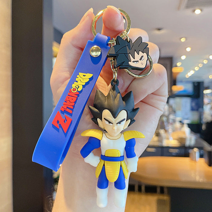 Wholesale Keychains For Backpacks Keychain Cute Goku PVC Epoxy Doll JDC-KC-JG237