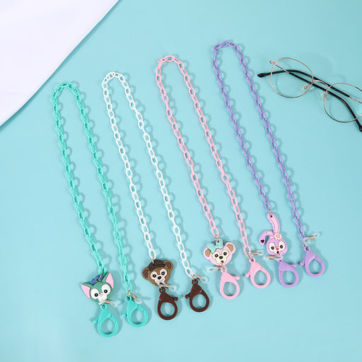 Jewelry WholesaleWholesale glasses chain neck anti loss rope acrylic lanyard keychain JDC-KC-ZhiL001 Keychains 致领 %variant_option1% %variant_option2% %variant_option3%  Factory Price JoyasDeChina Joyas De China