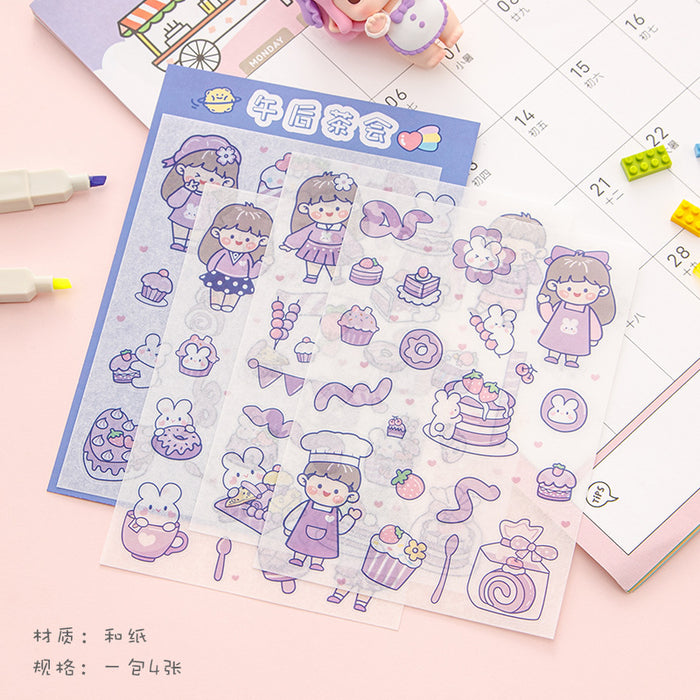 Wholesale washi diy material stickers MOQ≥2 JDC-ST-chsh002