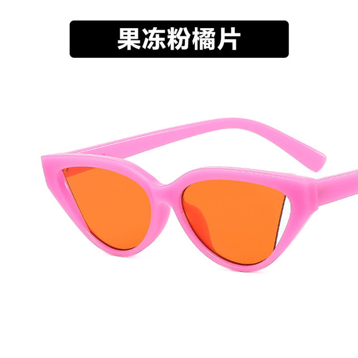 Wholesale Small Frame Notched Cat Eye Sunglasses JDC-SG-PLS070