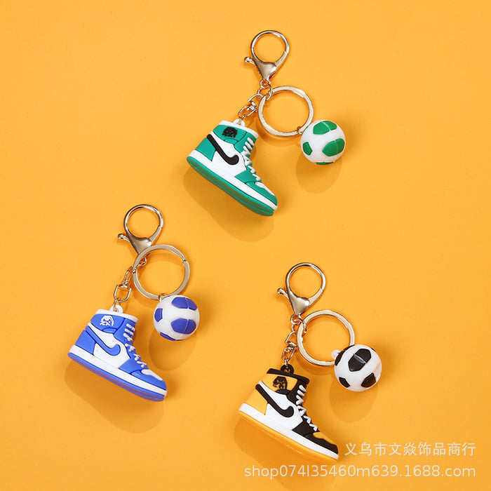 Wholesale Creative Football AJ Sneakers Keychain Car Keychain MOQ≥3 (F) JDC-KC-WYan005