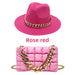 Jewelry WholesaleWholesale Straw Hat Acrylic Chain Messenger Bag Set JDC-FH-HanDi004 Fashionhat 汉迪 %variant_option1% %variant_option2% %variant_option3%  Factory Price JoyasDeChina Joyas De China