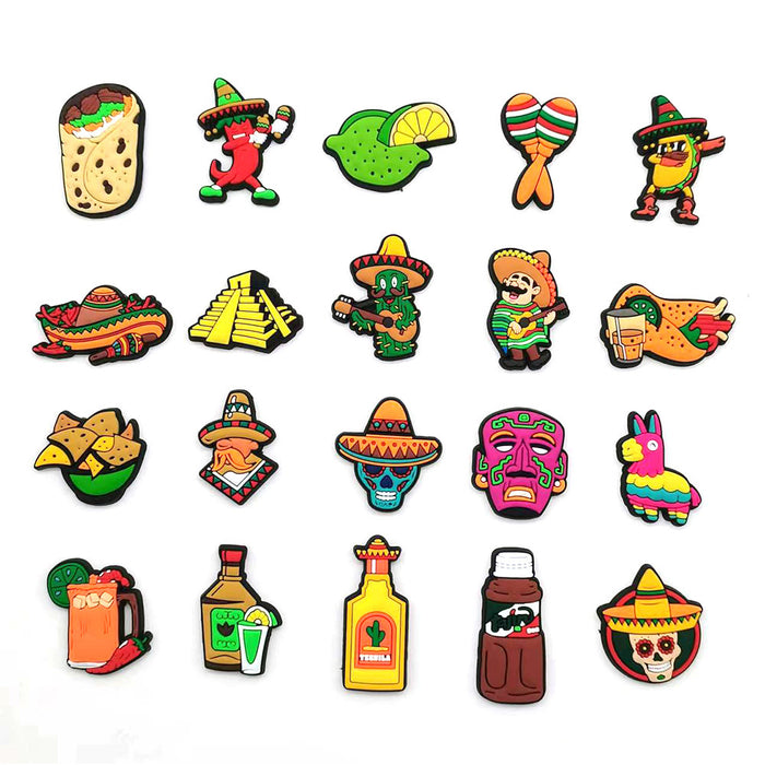 Wholesale Croc Charms Random 10pcs Cartoon Cute PVC DIY Accessories(M) JDC-CCS-WanX044