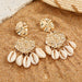 Jewelry WholesaleWholesale shell alloy earrings JDC-ES-KaiQ031 Earrings 凯庆 %variant_option1% %variant_option2% %variant_option3%  Factory Price JoyasDeChina Joyas De China